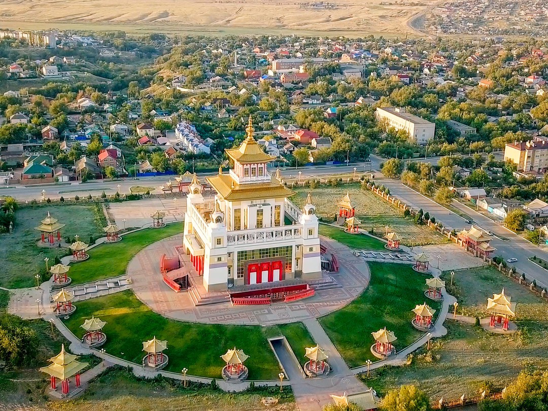 Буддийский Храм, Элиста, Калмыкия